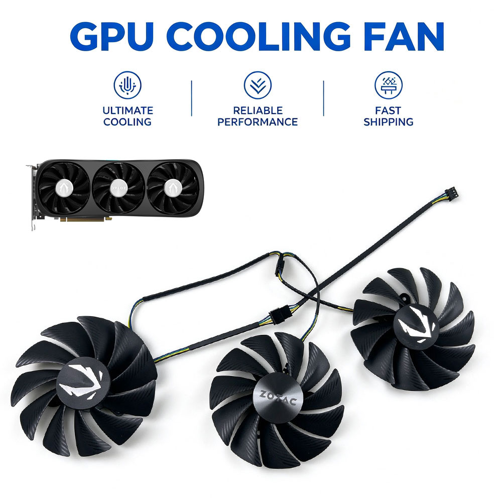 Rtx 4070 Ti Super 16Gb - مروحة تبريد لوحدة معالجة الرسومات ZOTAC